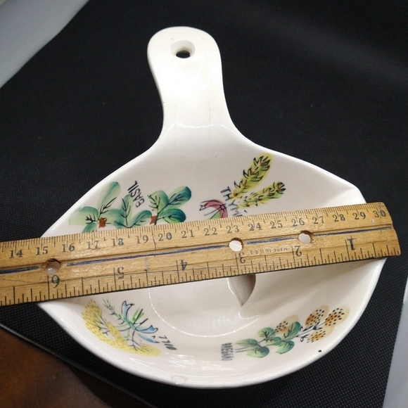 Floral Ceramic Gravy Boat/Separator - Vintage - Picture 10 of 12